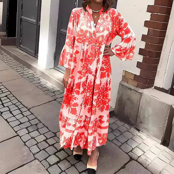 Elena Moreau Boho Maxi Dress