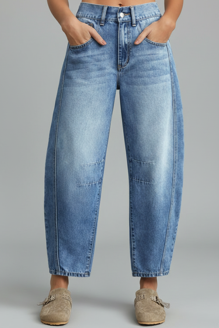 Delphine Ellingham Barrel Leg Jeans