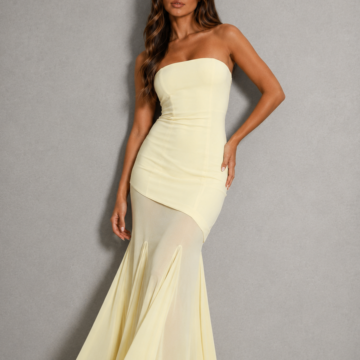 Avery Collins Strapless Homecoming Dress
