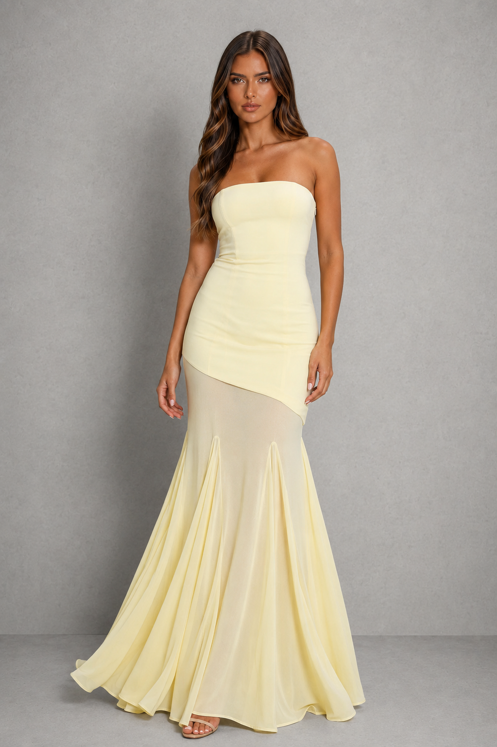 Avery Collins Strapless Homecoming Dress