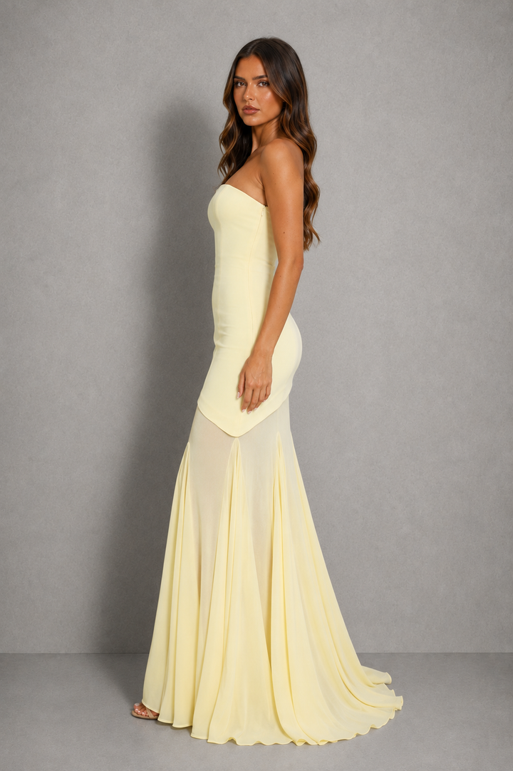 Avery Collins Strapless Homecoming Dress