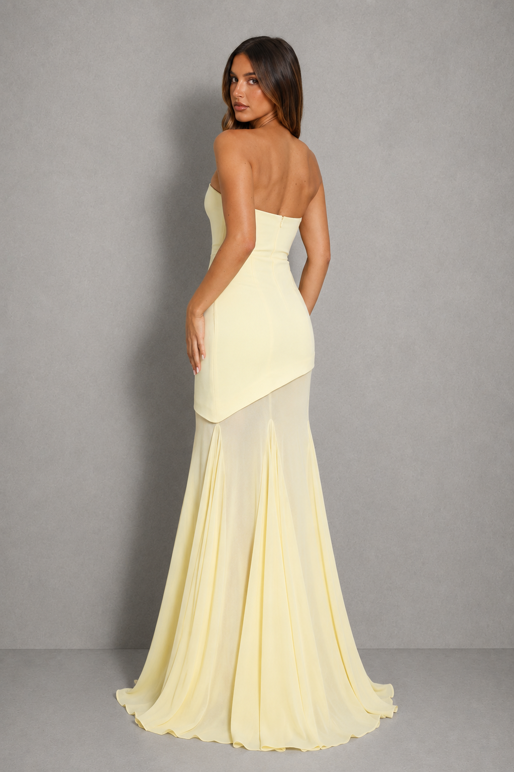 Avery Collins Strapless Homecoming Dress