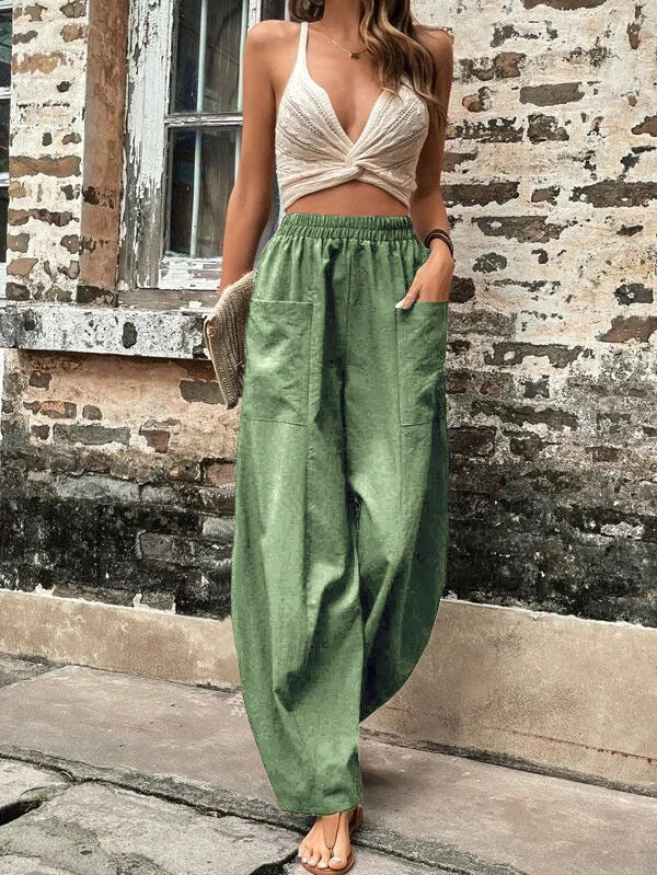 Honorine Dunmore Barrel Leg Trousers