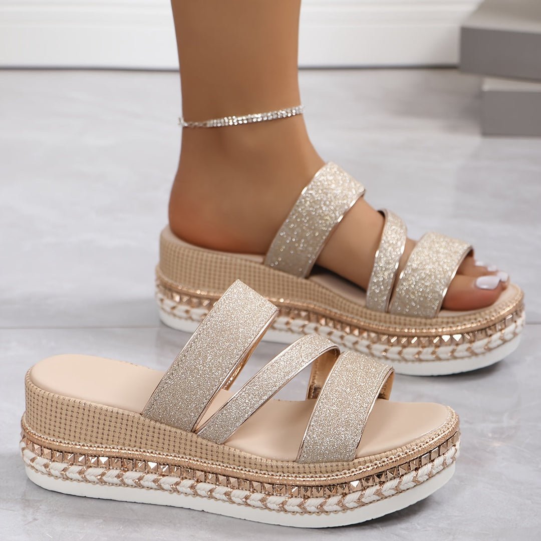 Valeria Santini Orthopedic Platform Sandals