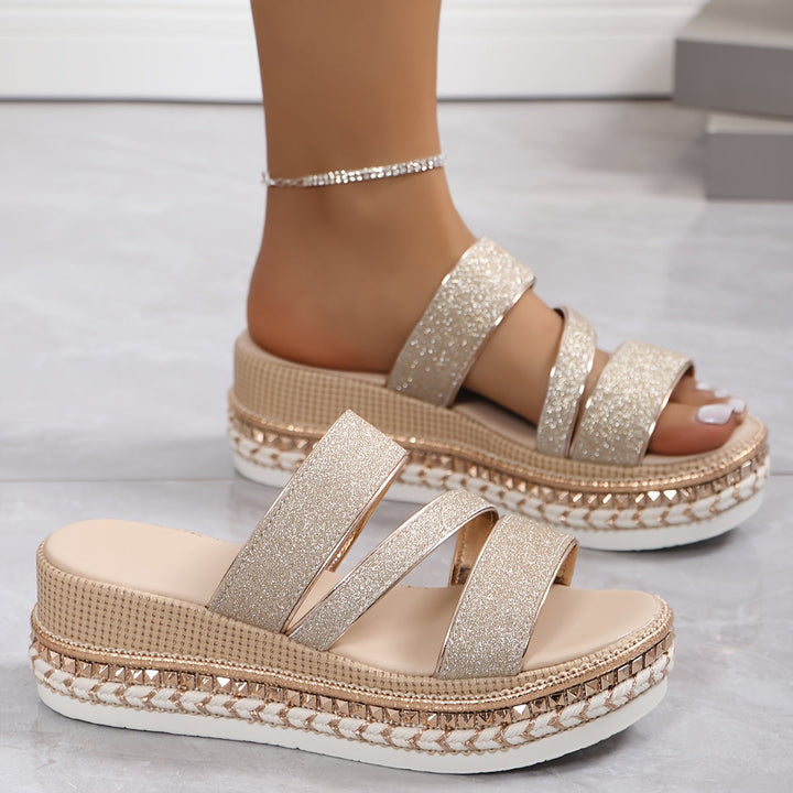Valeria Santini Orthopedic Platform Sandals
