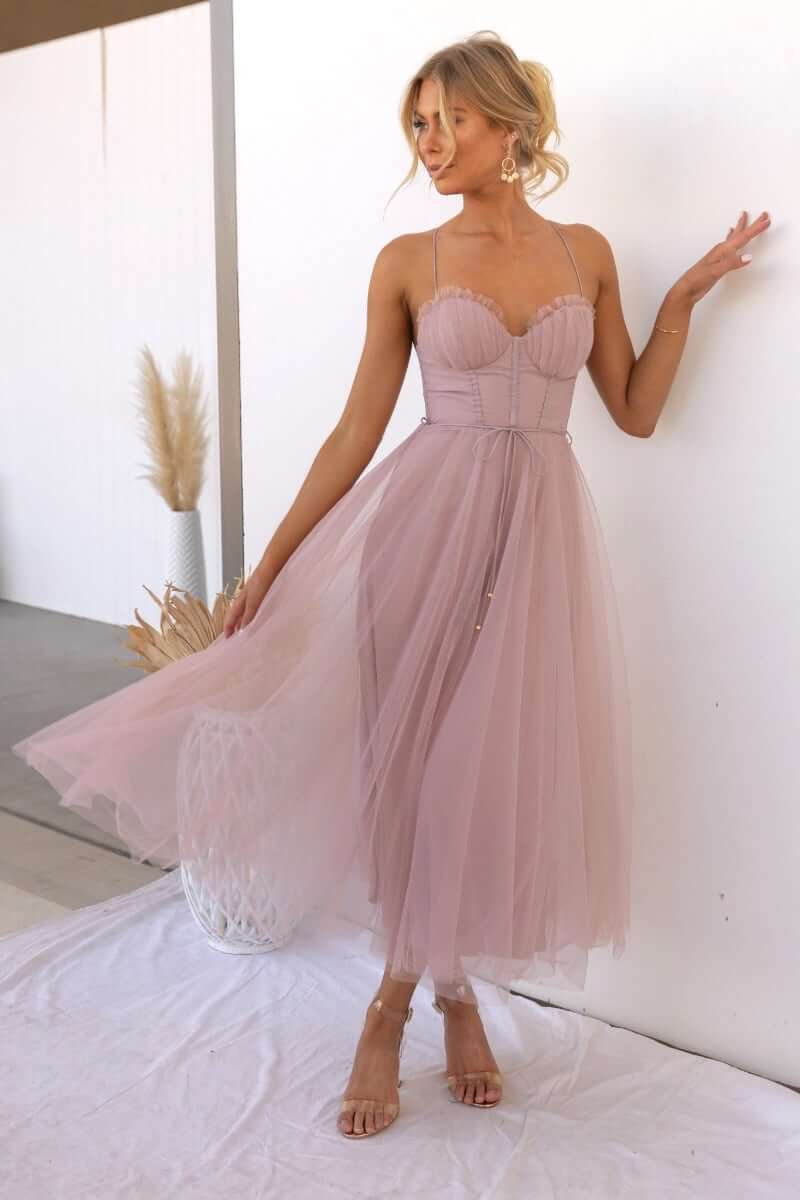 Rosalind Ellingham Burgundy Wedding Guest Dress