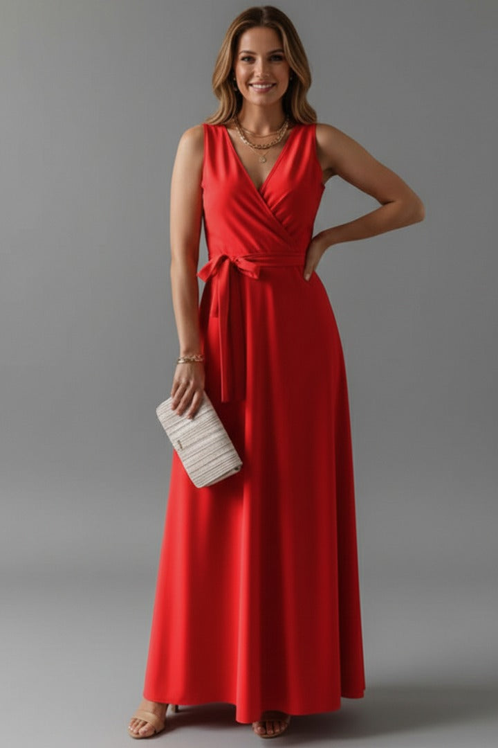 Arabella Jardine Burgundy Wedding Guest Dress