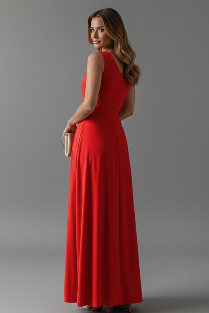 Arabella Jardine Burgundy Wedding Guest Dress