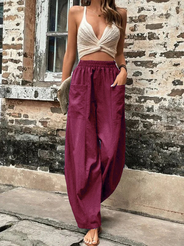 Honorine Dunmore Barrel Leg Trousers