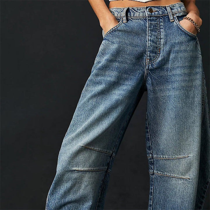 Theodora Silverstone Barrel Leg Jeans
