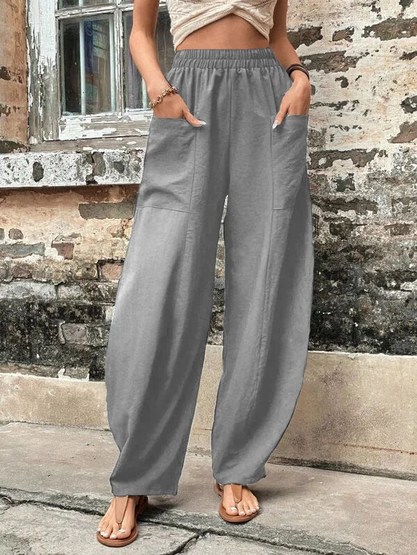 Honorine Dunmore Barrel Leg Trousers