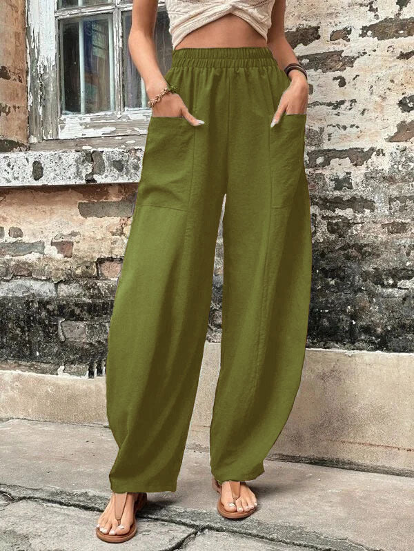 Honorine Dunmore Barrel Leg Trousers