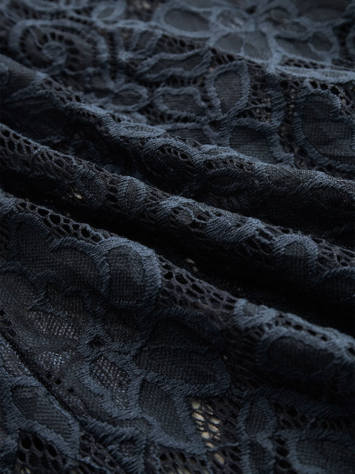 Luciana Fiorini Lace Midi Dress