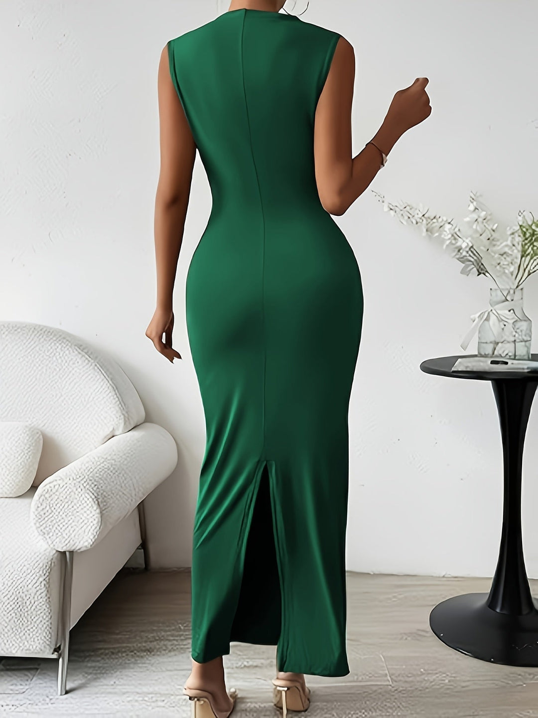 Perrine Elmsworth Burgundy Wedding Guest Dress