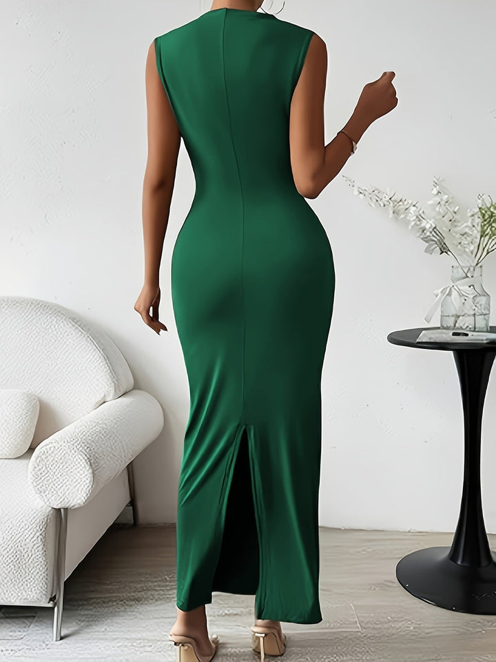 Perrine Elmsworth Burgundy Wedding Guest Dress