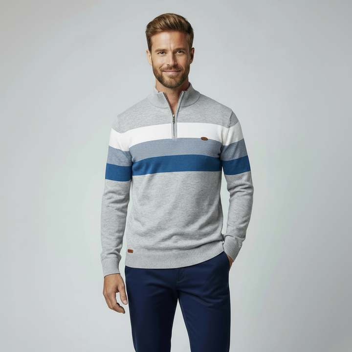 Knox Mercer Quarter Zip Sweater