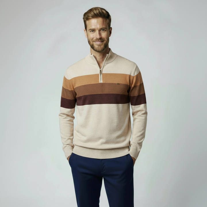 Knox Mercer Quarter Zip Sweater