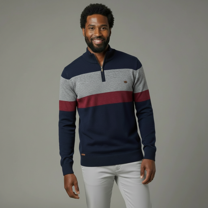 Knox Mercer Quarter Zip Sweater