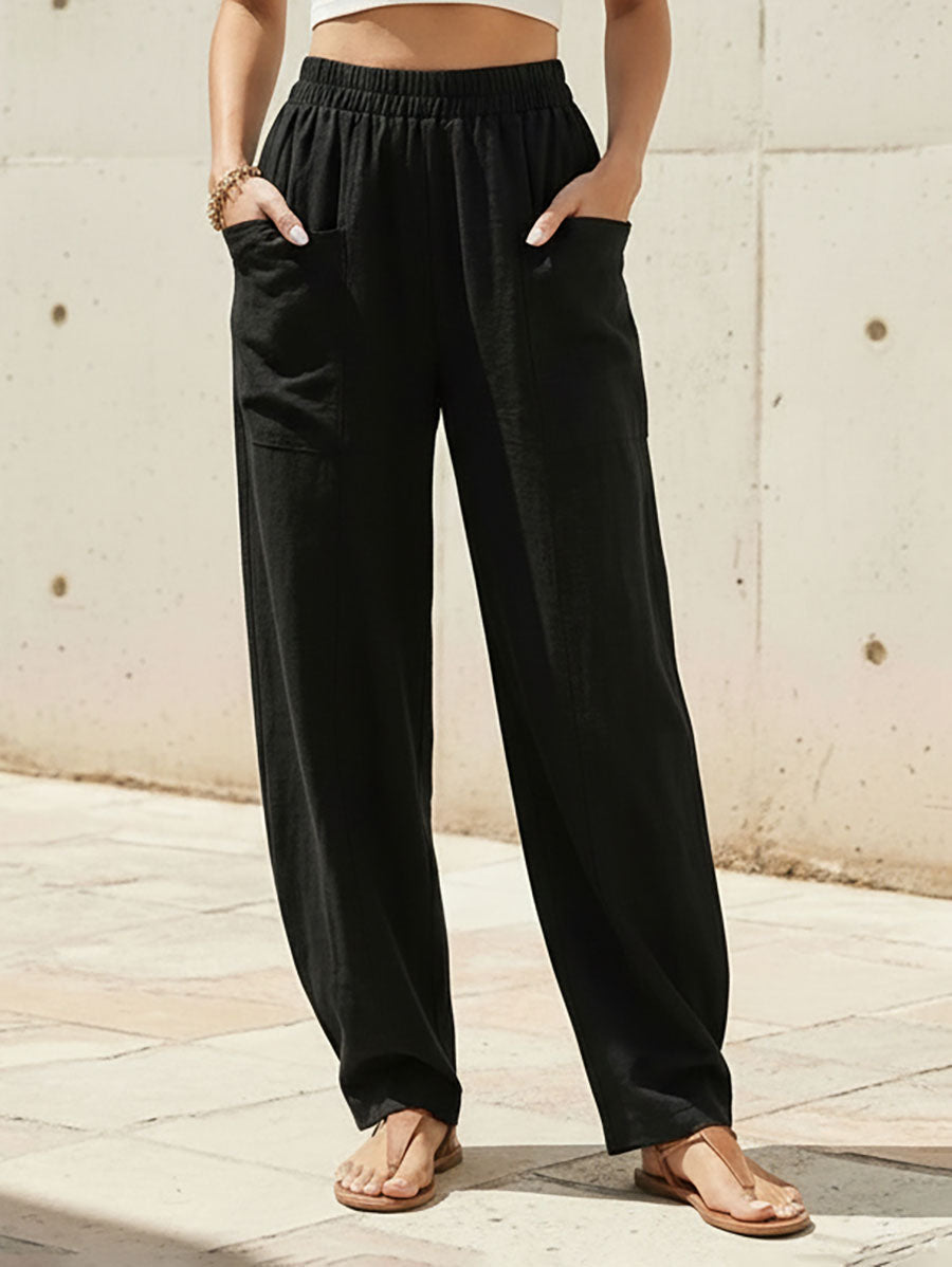Honorine Dunmore Barrel Leg Trousers