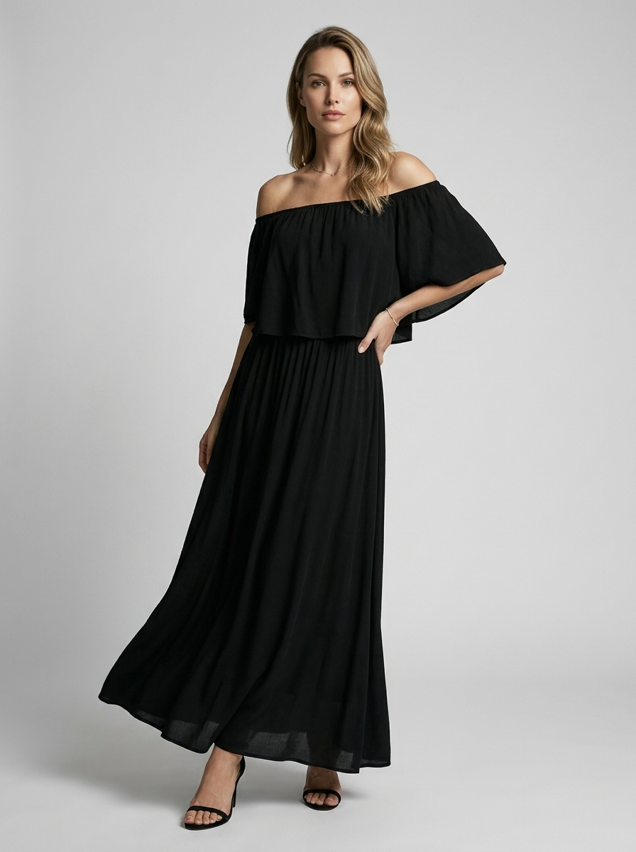 Amarisa Laurent Off Shoulder Maxi Summer Dress