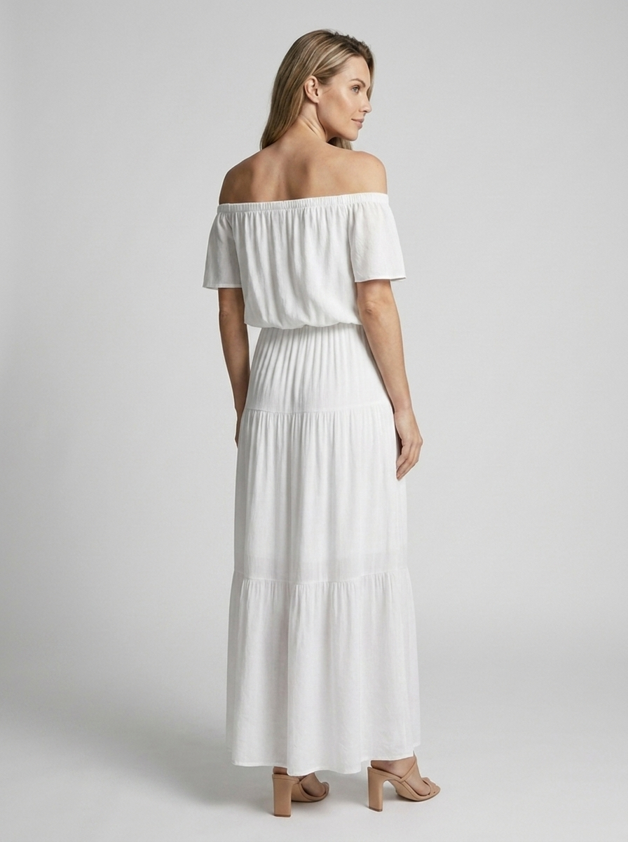 Amarisa Laurent Off Shoulder Maxi Summer Dress
