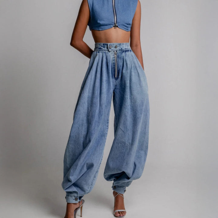 Katharine Wendover Barrel Leg Jeans