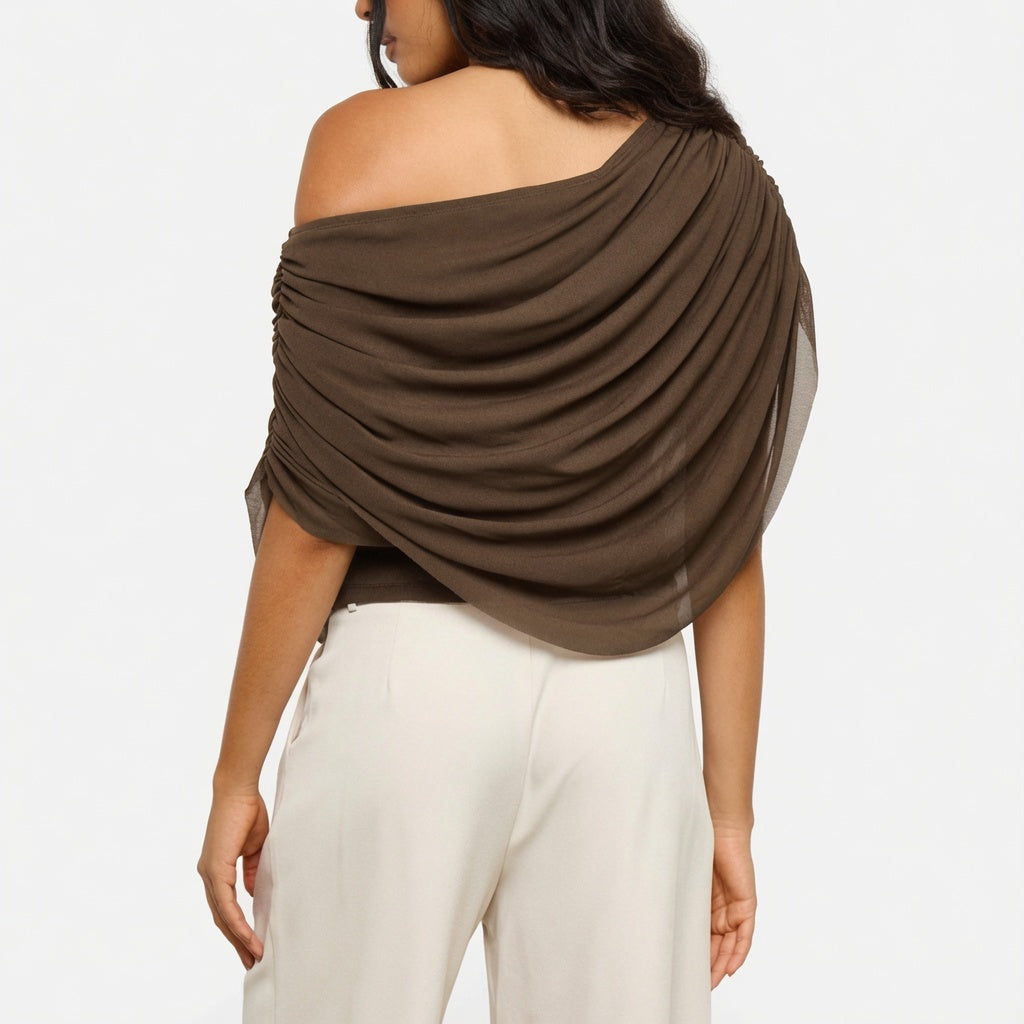 Isabelle Hartley - Draped Long-Sleeve Top - Back to School Essential