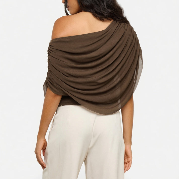 Isabelle Hartley - Draped Long-Sleeve Top - Back to School Essential