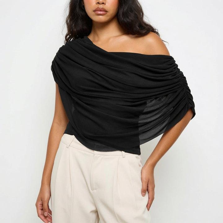 Isabelle Hartley - Draped Long-Sleeve Top - Back to School Essential