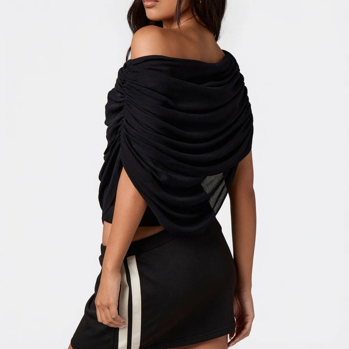 Isabelle Hartley - Draped Long-Sleeve Top - Back to School Essential