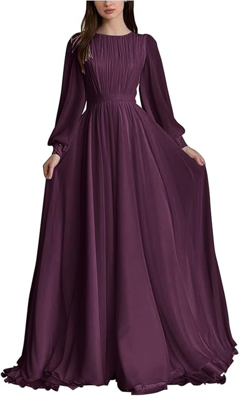 Elspeth Eastleigh Burgundy Wedding Guest Dress