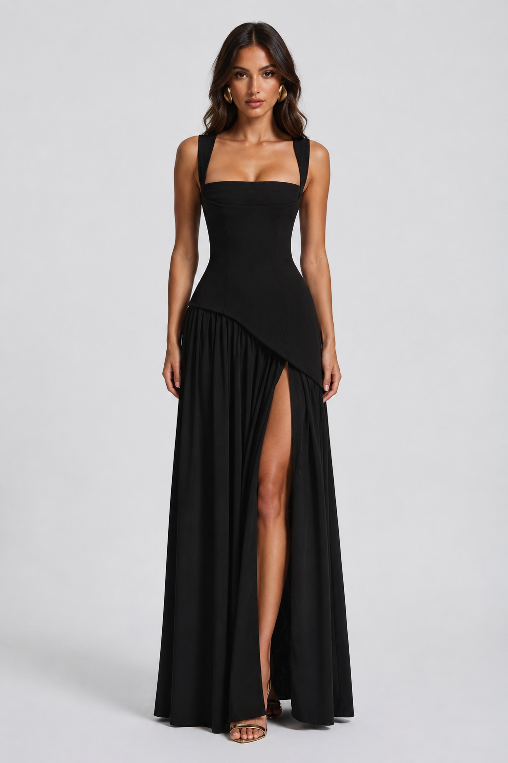 Madison Carter Corset Scarf Homecoming Dress