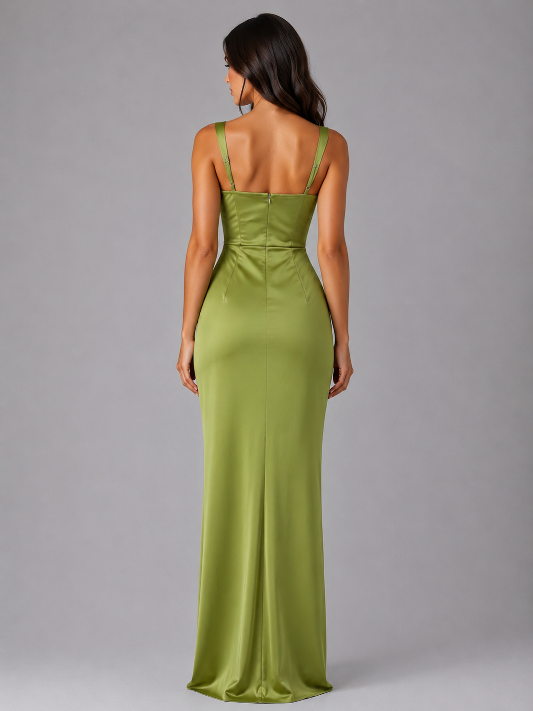 Harper Collins Satin Ruched Homecoming Dress