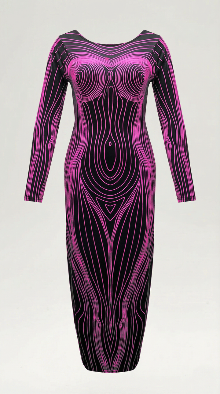 Louisa Yarborough Burgundy Wedding Guest Dress