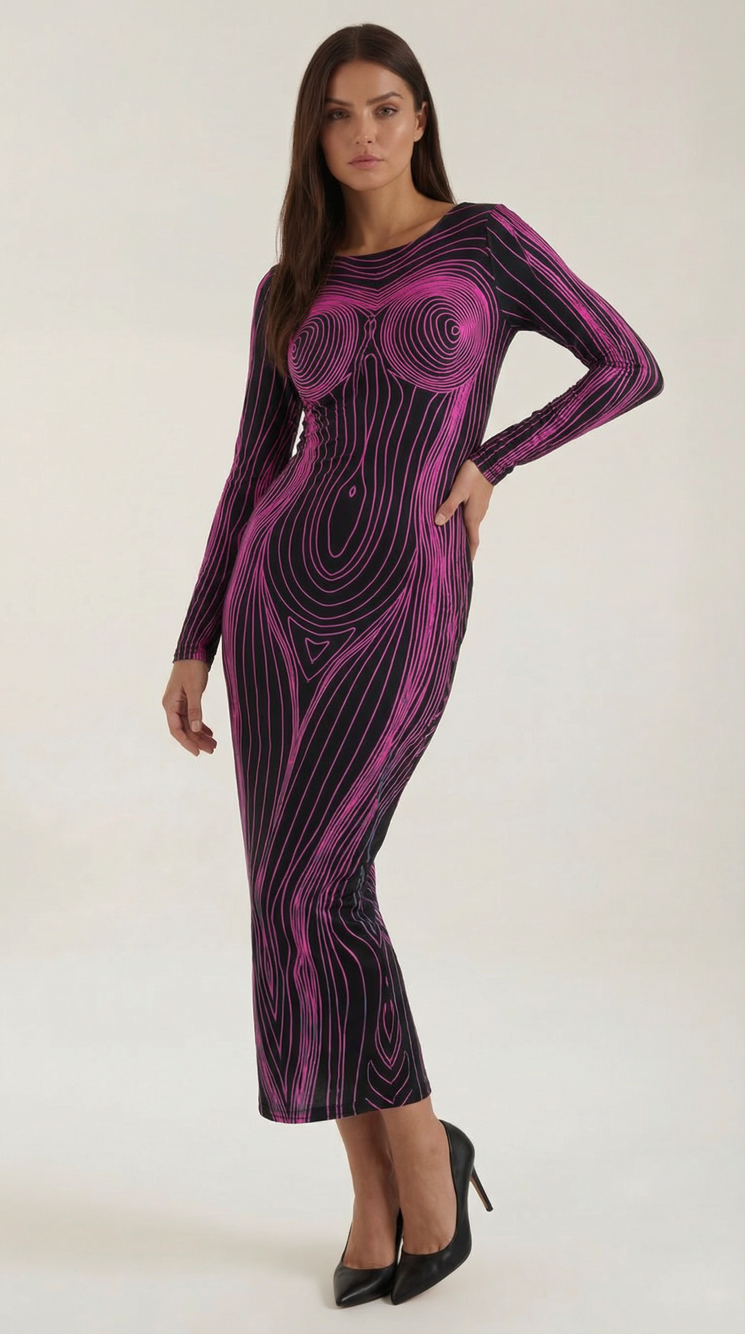 Louisa Yarborough Burgundy Wedding Guest Dress