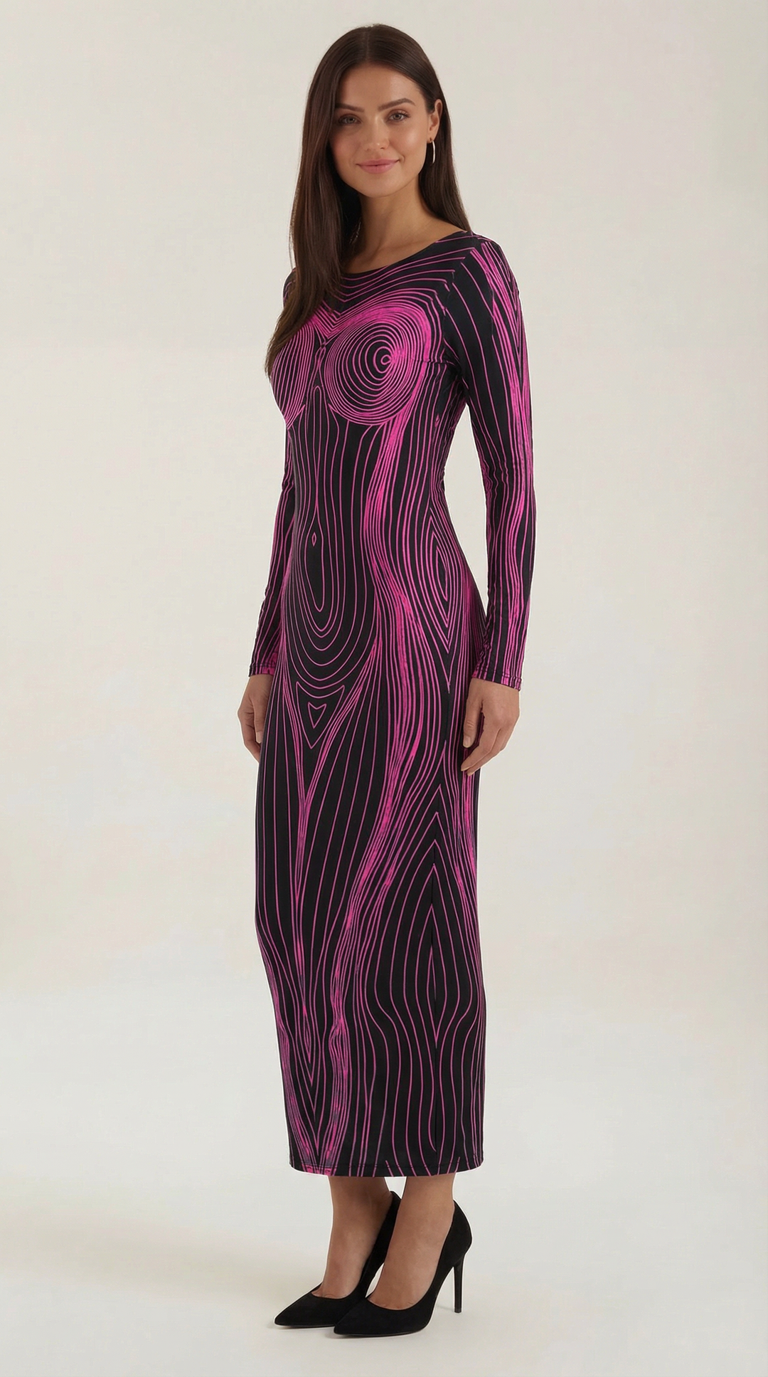 Louisa Yarborough Burgundy Wedding Guest Dress