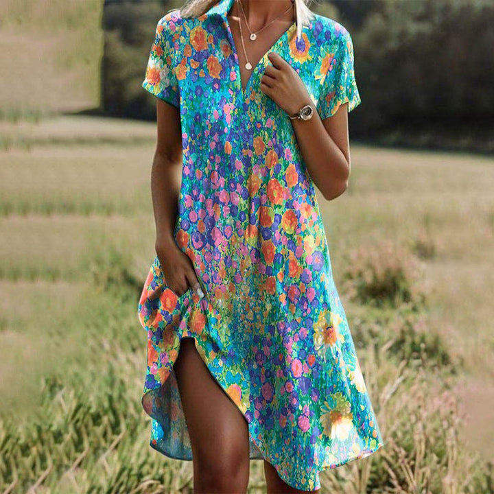 Chiara Moreau Summer Midi Dress