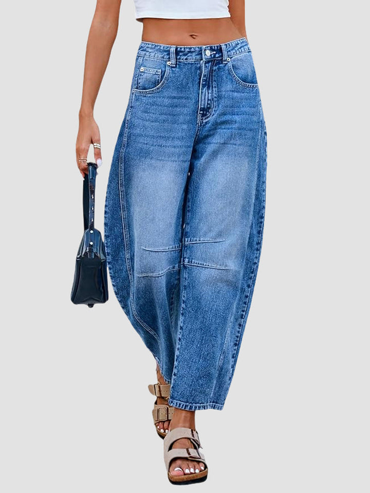 Wilhelmina Harrowgate Barrel Leg Jeans