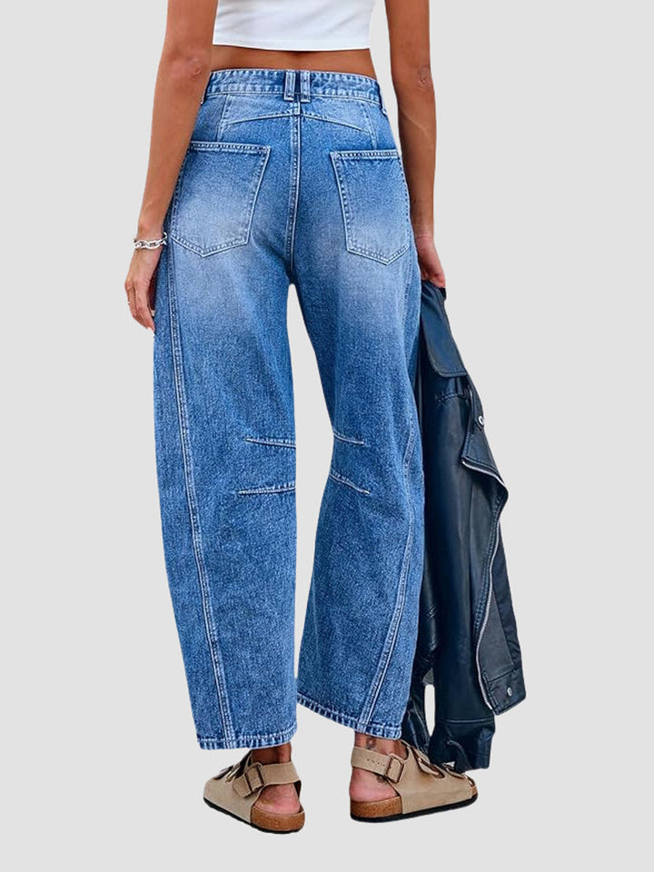 Wilhelmina Harrowgate Barrel Leg Jeans