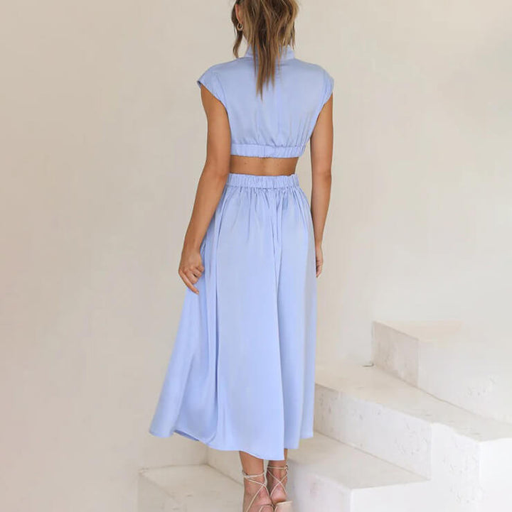 Vivienne Bellandi Cut-Out Midi Dress