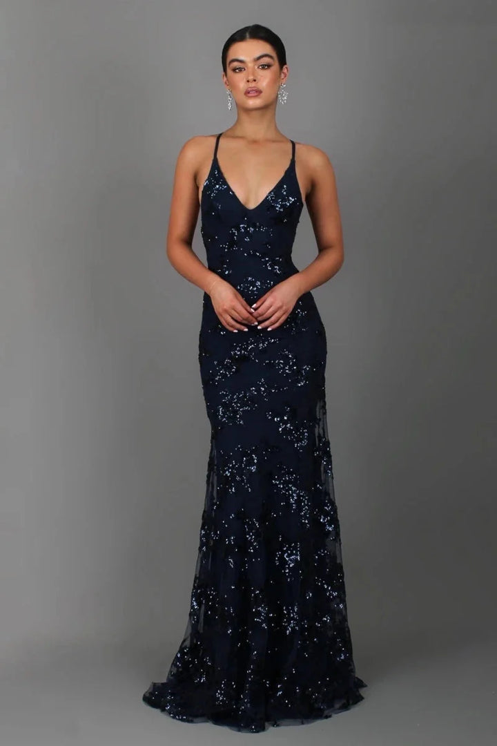 Sienna Monroe Sparkly Sequin Homecoming Dress