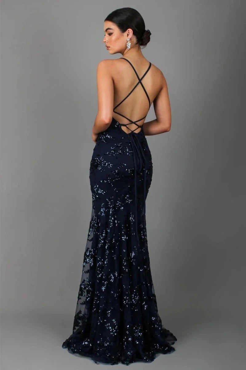 Sienna Monroe Sparkly Sequin Homecoming Dress