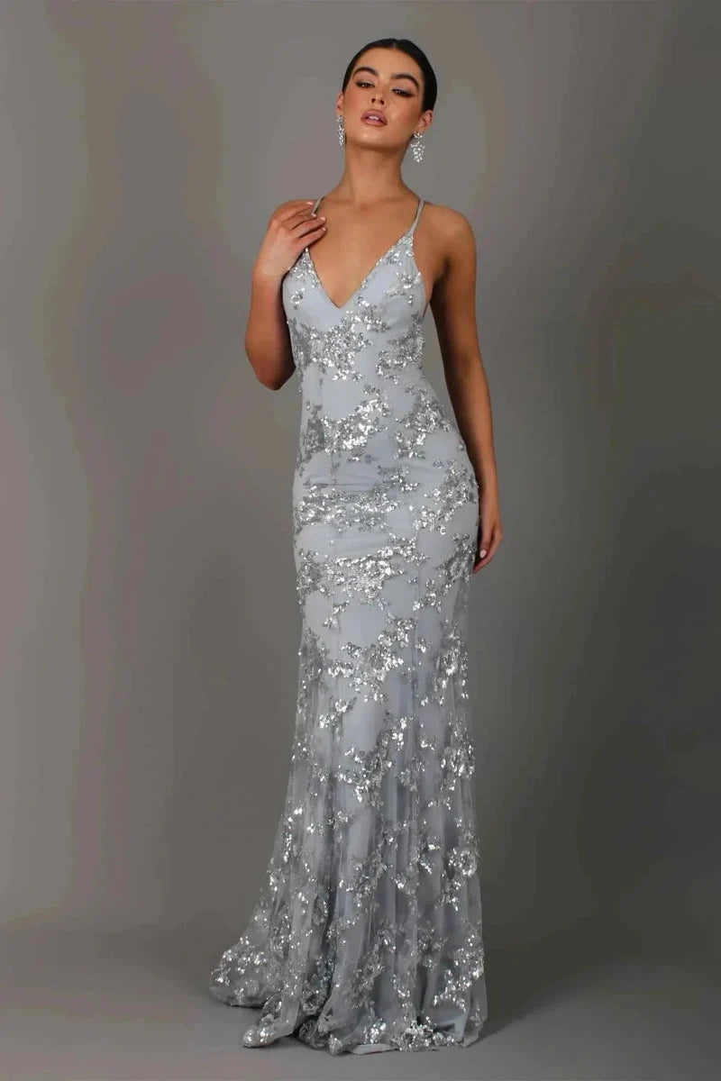 Sienna Monroe Sparkly Sequin Homecoming Dress