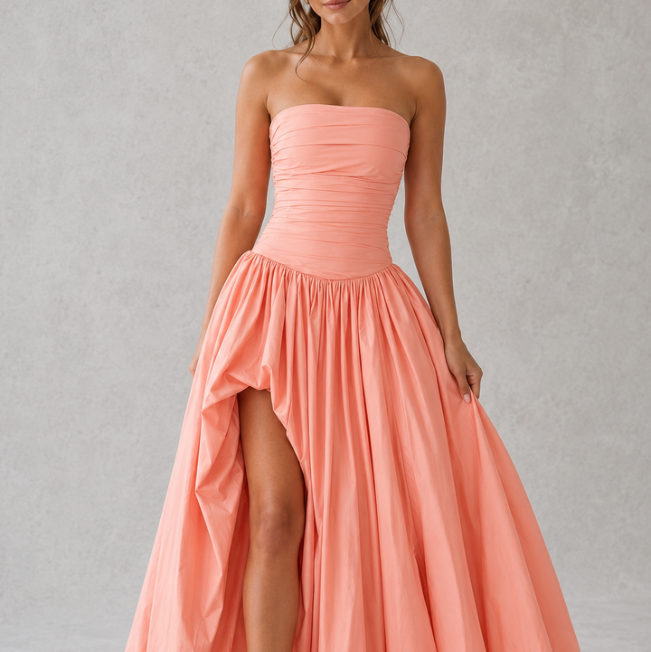 Madison Brooks Strapless Homecoming Dress