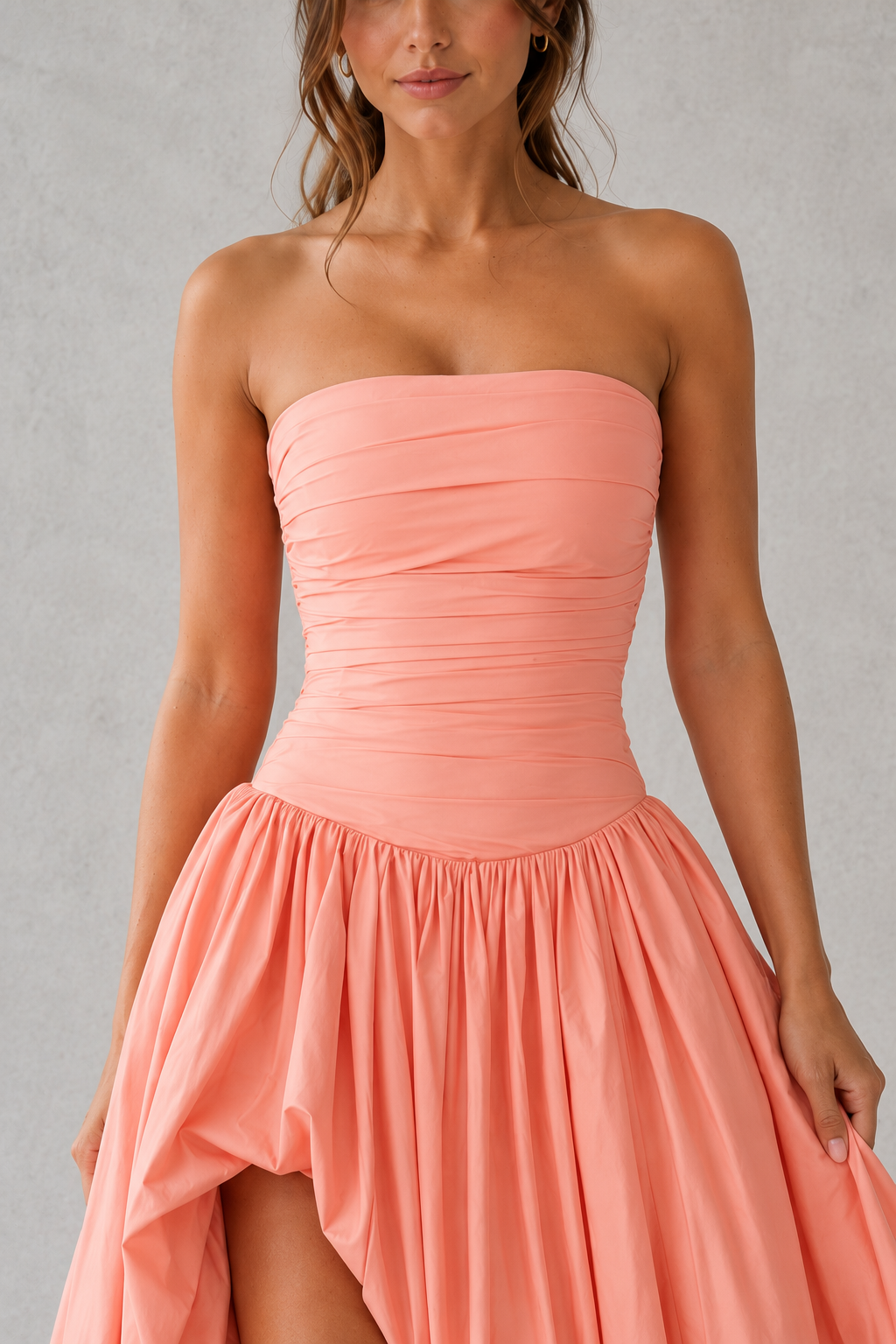 Madison Brooks Strapless Homecoming Dress