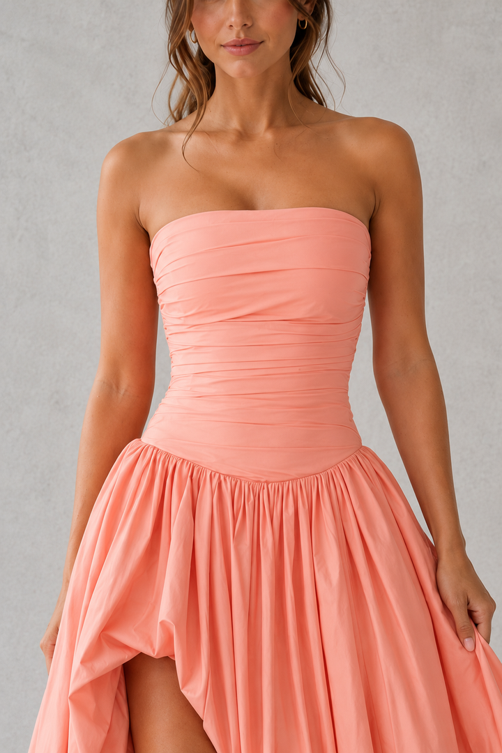 Madison Brooks Strapless Homecoming Dress