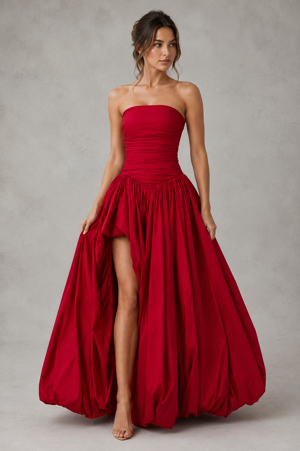 Madison Brooks Strapless Homecoming Dress