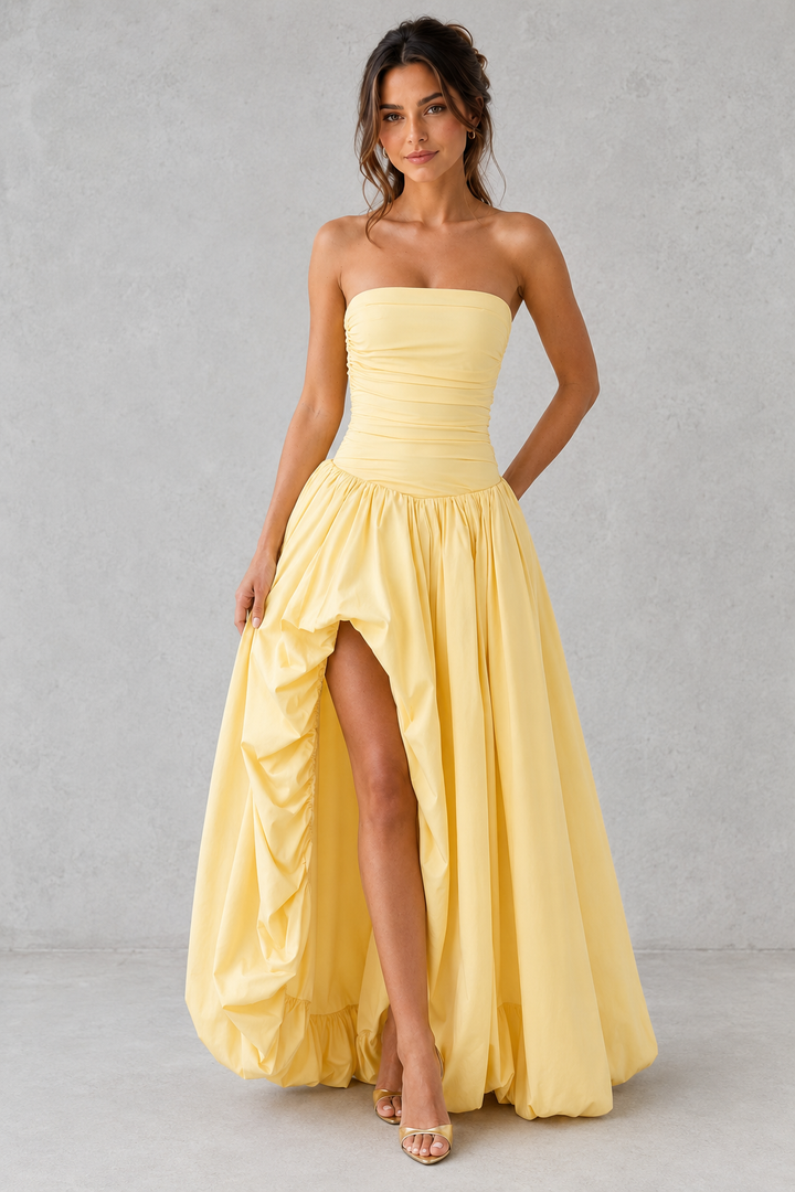 Madison Brooks Strapless Homecoming Dress
