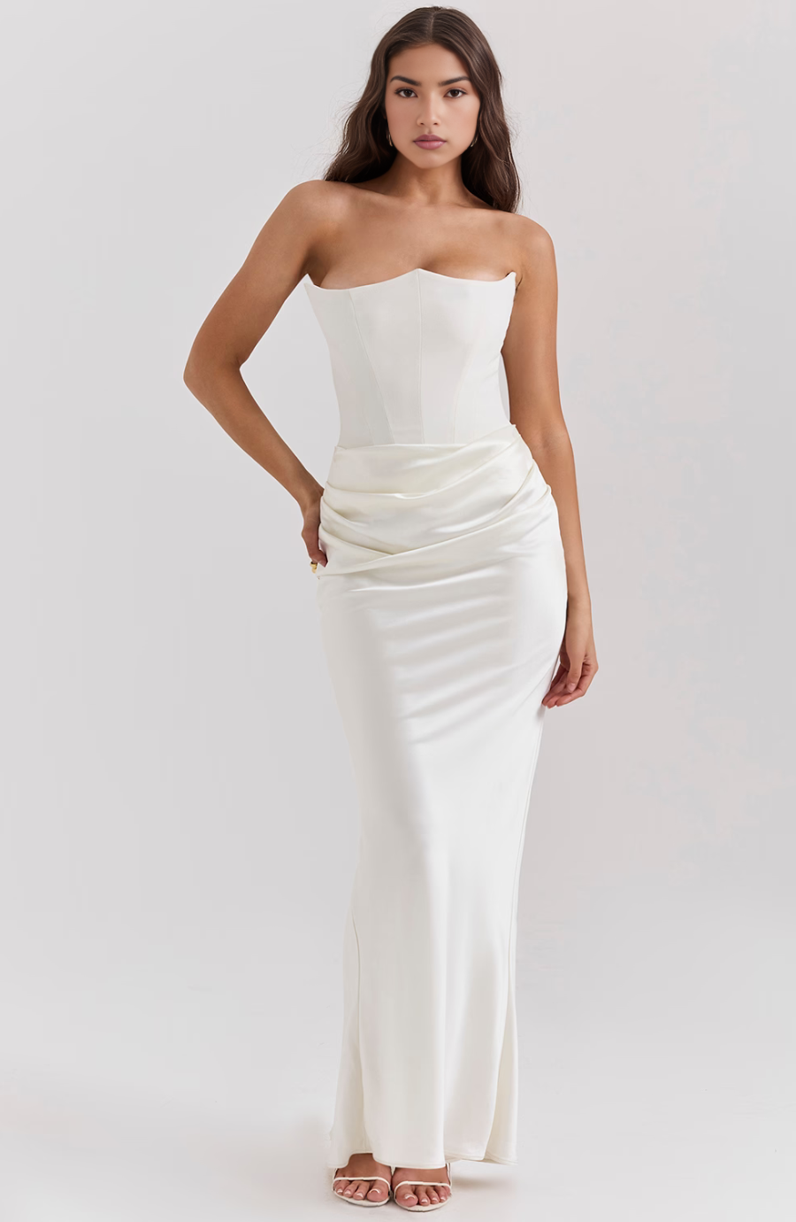 Vivian Hayes Strapless Corset Homecoming Dress