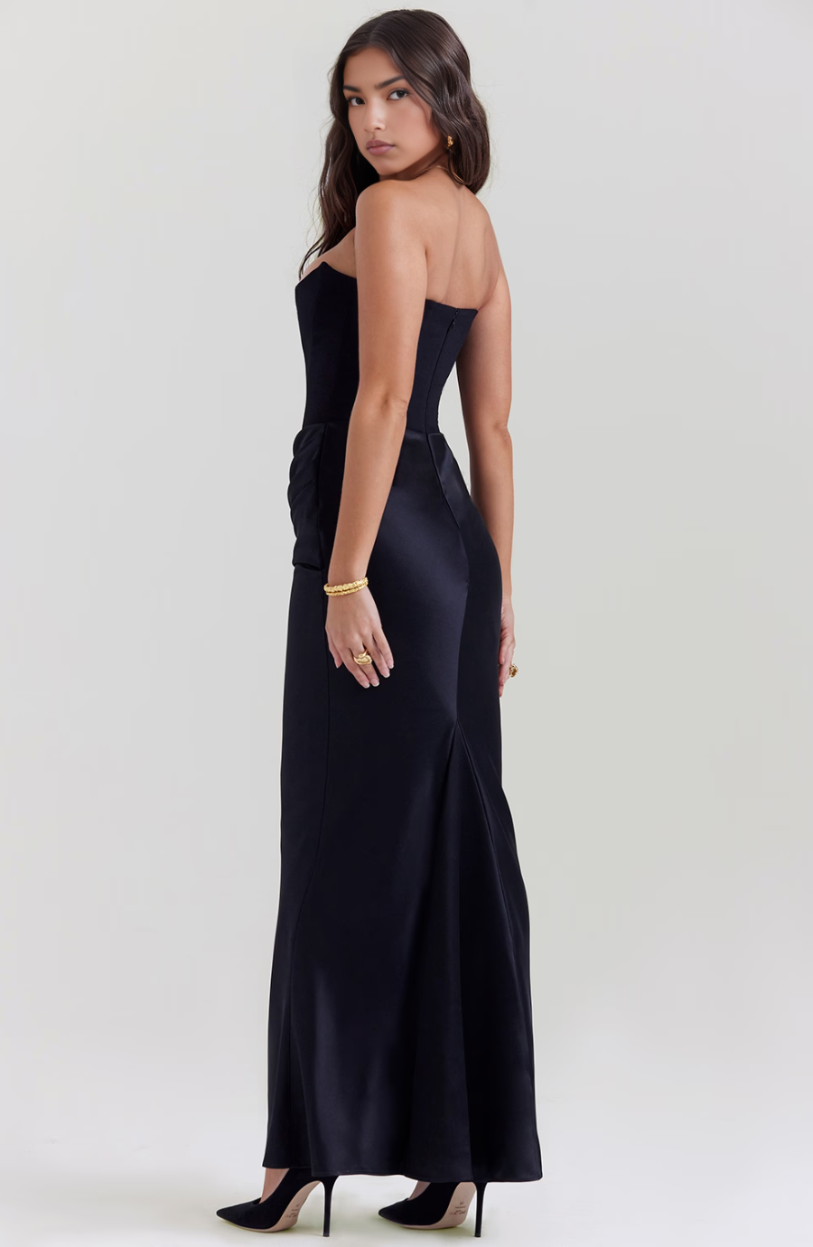 Vivian Hayes Strapless Corset Homecoming Dress